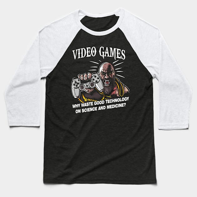 Video Games Baseball T-Shirt by AndreusD